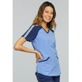 thumbnail image 4 of Cherokee Infinity Women's Scrubs Top Colorblock V-Neck CK690A, 4 of 5