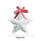 thumbnail image 2 of mfyjkho Colgante De Árbol De Navidad Blanco Brillante De 12 Cm Con Forma De Flor De Plástico, Estrella De Cinco Puntas, Copo De Nieve, Decoración, 1 Pieza, 2 of 2