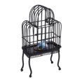 thumbnail image 1 of 1:12 Jaula De Aves En Miniatura, Jaula De Aves De Casa De Muñecas Realista De Puerta De Metal Con Diseño Realista, Artesanía Para Casas En Miniatura A Escala 1:12,, 1 of 7