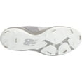thumbnail image 4 of New Balance Men's Fuel Cell 4040V6 Low Metal Baseball Cleats Grey/White D 10, 4 of 8