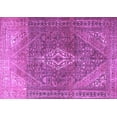 thumbnail image 1 of Ahgly Company Indoor Rectangle Medallion Purple Traditional Area Rugs, 6' x 9', 1 of 4