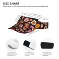 thumbnail image 4 of Disketp 70s Groovy Hippie Retro Sun Visors For Women Men Unisex Tennis Golf Visor Hat Adjustable Summer Hats Sport Outdoor Visor Hat Uv Protection Cap, 4 of 8
