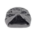 thumbnail image 5 of Tao Tao Men's Knitted Beanie Fleece Lined Thermal Comfort Soft Cuffed Winetr Hats Fashion Thick Slouchy Wool Sport Skull Cap Gray, 5 of 9