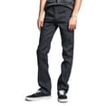 thumbnail image 4 of Victorious Men's Slim Fit Unwashed Raw Denim Jeans DL980 - Charcoal - 28/30, 4 of 6