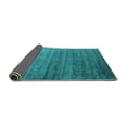 thumbnail image 2 of Ahgly Company Indoor Round Oriental Turquoise Blue Industrial Area Rugs, 3' Round, 2 of 4