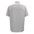 thumbnail image 2 of Camisa George Para Hombre Manga Corta Tipo Lino Talla EG Verde Olivo Opaco, 2 of 4