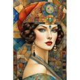 thumbnail image 1 of Kit de pintura por números sobre lienzo, arte al óleo artesanal, decoración de pared del hogar de dama, 40x60cm, 1 of 9