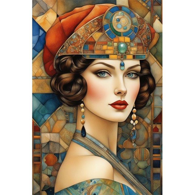 Kit de pintura por números sobre lienzo, arte al óleo artesanal, decoración de pared del hogar de dama, 40x60cm