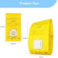 thumbnail image 6 of 25 Pack Replacement Vacuum Bags - Compatible with Kenmore Canister Type C/Q 5055, 50555, 50557, 50558, and Panasonic Type C-5 C-18 - Premium Canister Vacuum Bags, 6 of 6