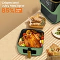 thumbnail image 7 of Bluebow Newest Air Fryer Large 8.5 QT, Green, 8 in 1 Touch Screen, Visible Window, 1750W, 7 of 7