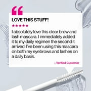 Wet n Wild Mega Clear Brow & Lash Waterproof Mascara, Clear, 0.24 oz, Eyebrow & Eyelash Enhancer