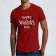 thumbnail image 2 of Hombres Pullover Manga corta Casual Día de San Patricio Estampado de cuatro hojas y corazón Cuello redondo Camiseta Blusa Pompotops  oipoqjl5186, 2 of 4