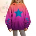 thumbnail image 5 of sususu Girls Graphic Hoodies Oversized Preppy Clothes Cute Graphic Print Cropped Sweatshirt Children Fall Winter Hoodie for Boys or Girls, 5 of 7