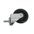 thumbnail image 2 of FixtureDisplays® 4 Inch 180 lbs Capacity Plastic Stem Wheel M12X30 Stem 360 Degree Rotation Swivel Furniture Caster Black Stem Wheel Non-locking Castor 180 lbs Load Capacity Each Stem Wheel 401200-1PK, 2 of 7