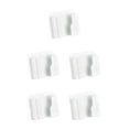 thumbnail image 1 of Transemion Wall Mount Phone Charging Holder Bracket Universal Durable Smartphone Stand white 5Set, 1 of 6