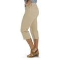 thumbnail image 3 of Lee Women's Relaxed Fit Legacy Capri - Cafe, Cafe, 14, 3 of 3