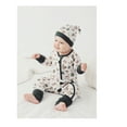 thumbnail image 4 of Emy Dola Viscose from Bamboo Baby Pajamas Girls Mittens Cuff 3 Way Zipper Soft Footless Sleeper Baby Boy One-Piece Romper, 4 of 6