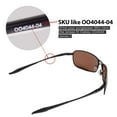 thumbnail image 2 of Walleva Titanium Polarized Replacement Lenses for Oakley Crosshair 2.0  (OO4044 Series) Sunglasses, 2 of 6