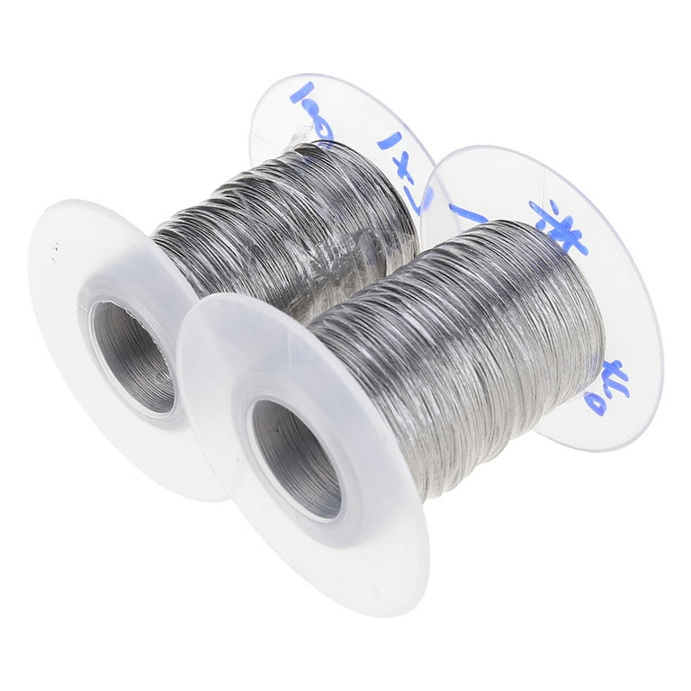 Wire Rope with 30 Pcs Metal Sleeves Stainless Steel Wire Rope Soft Fishing  Cable