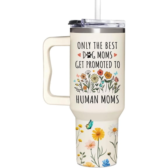 New Mom Gifts - Christmas Gift for New Mom - Funny Mothers Day Gift - Moms Birthday Gifts Idea Tumbler With Handle 40oz