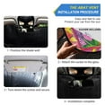 thumbnail image 2 of Qxltty Pink Flamingo Car Windshield Sunshades Foldable UV Rays Sun Visor Protector Keep Your Vehicle Cool 53×23.5in, 2 of 8