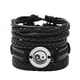 thumbnail image 2 of Pulsera de cuero tejida a mano con cuerda para hombre y mujer, sencilla, joyería, 2 of 6