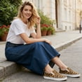 thumbnail image 2 of Ecetana Women's Slip on Shoes Canvas Sneakers Loafers Non Slip Shoes Low Top Casual Shoes, 2 of 7