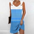 thumbnail image 2 of cfhntfmh Sundress for Women Sleeveless Print Lounge Dress Adjustable Strap Summer Baggy Tank Dresses, 2 of 5