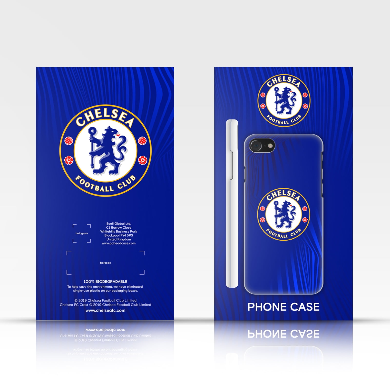 Chelsea FC Crest - Set Di Portachiavi In Ceramica Con Stemma Del Club