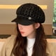 thumbnail image 4 of Boinas de lana para mujer, gorras de vendedor de periódicos para mujer, boina para damas de moda, gorras de vendedor de periódicos para mujer, boina para damas de moda, 4 of 6