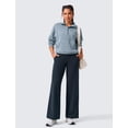thumbnail image 3 of Pantalones CRZ YOGA Butterlift Pierna Ancha con Bolsillos Azul Marino XX-S, 3 of 5