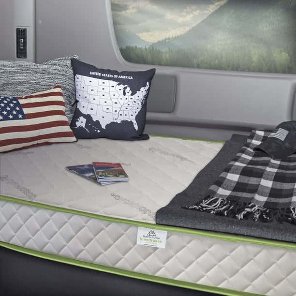 RV Luxury Deluxe 8" Memory Foam MattressInABox Queen 60 x 80