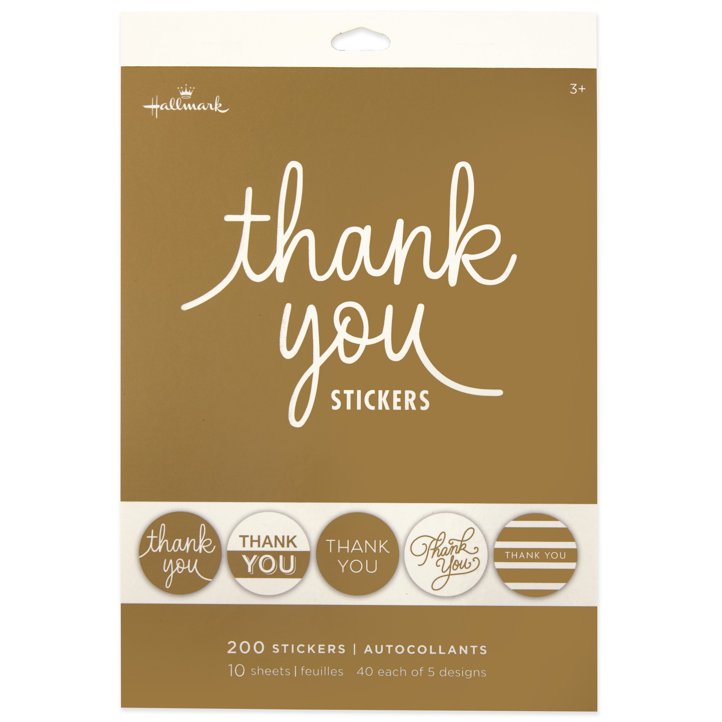 Hallmark Thank You Sticker Booklet