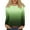 Green, variant on WTOBBY Women's Gradient Print Hem Slit Casual Long Sleeve Round Neck Top Fashionable Design Comfort Fit Ombre Style Lightweight Material Daily Outfit Essential for US Market,Blue L