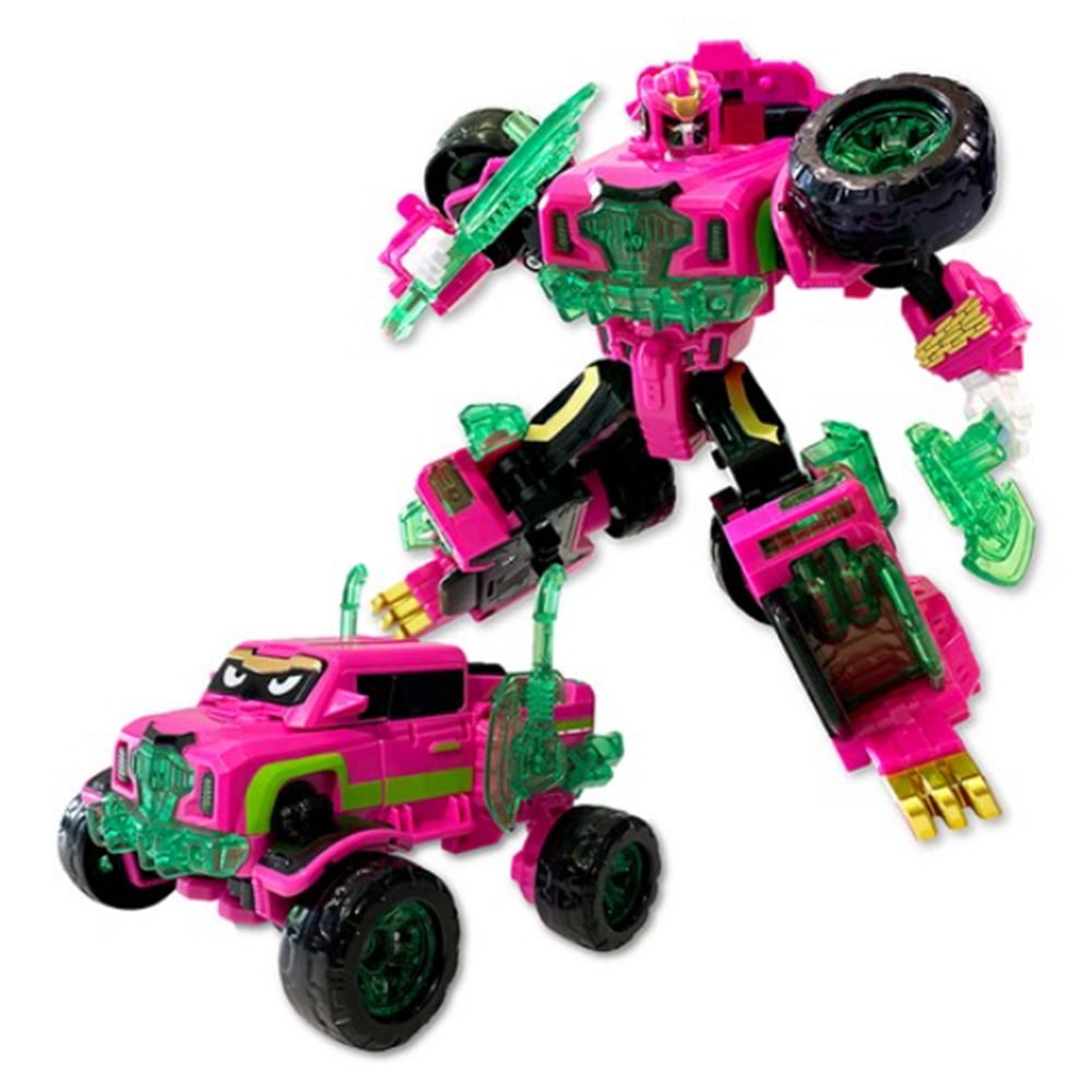 SAMG Metal Cardbot S Buffalo Crush Transforming Robot Toy