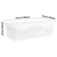 thumbnail image 3 of Plastic Bread Box & Airtight Food Storage Container, Transparent Bread Keeper Holder for Homemade Loaf, Sandwich Buns, Grain, Tea, Pickle, Kitchen Countertop Organizer and Fridge Storage, 3 of 8