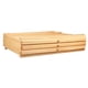 thumbnail image 5 of Caja de almacenamiento de suministros de arte con divisor extraíble, multifuncional, portátil, de madera 3 cajones, 5 of 9