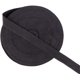 thumbnail image 2 of 49 yardas de cinta de algodón negra de 1 pulgada de ancho, cinta de sarga espiga para costura, confección, adornos, manualidades, delantales, 2 of 9