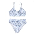 thumbnail image 6 of LILIYA Girl Swimwear Swim Suit Girls Beach Skirted Swim For Young Girls Three Piece Sun Protective Swimwear With Print For Outdoor Water, 6 of 7