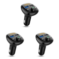 thumbnail image 1 of Cargador Coche Transmisor FM Compatible Con Dientes Dual USB Audio Reproductor MP3 Azul, 1 of 8