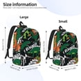 thumbnail image 4 of Balery Dinosaur Skeleton Vintage Canvas Backpack for Men and Women - Large Capacity, Durable Travel Laptop Bag for School, Work, Hiking, and Outdoor Activities, 4 of 7