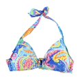 thumbnail image 1 of Bikini para mujer Ralph Lauren con anillo frontal multicolor 10, 1 of 2