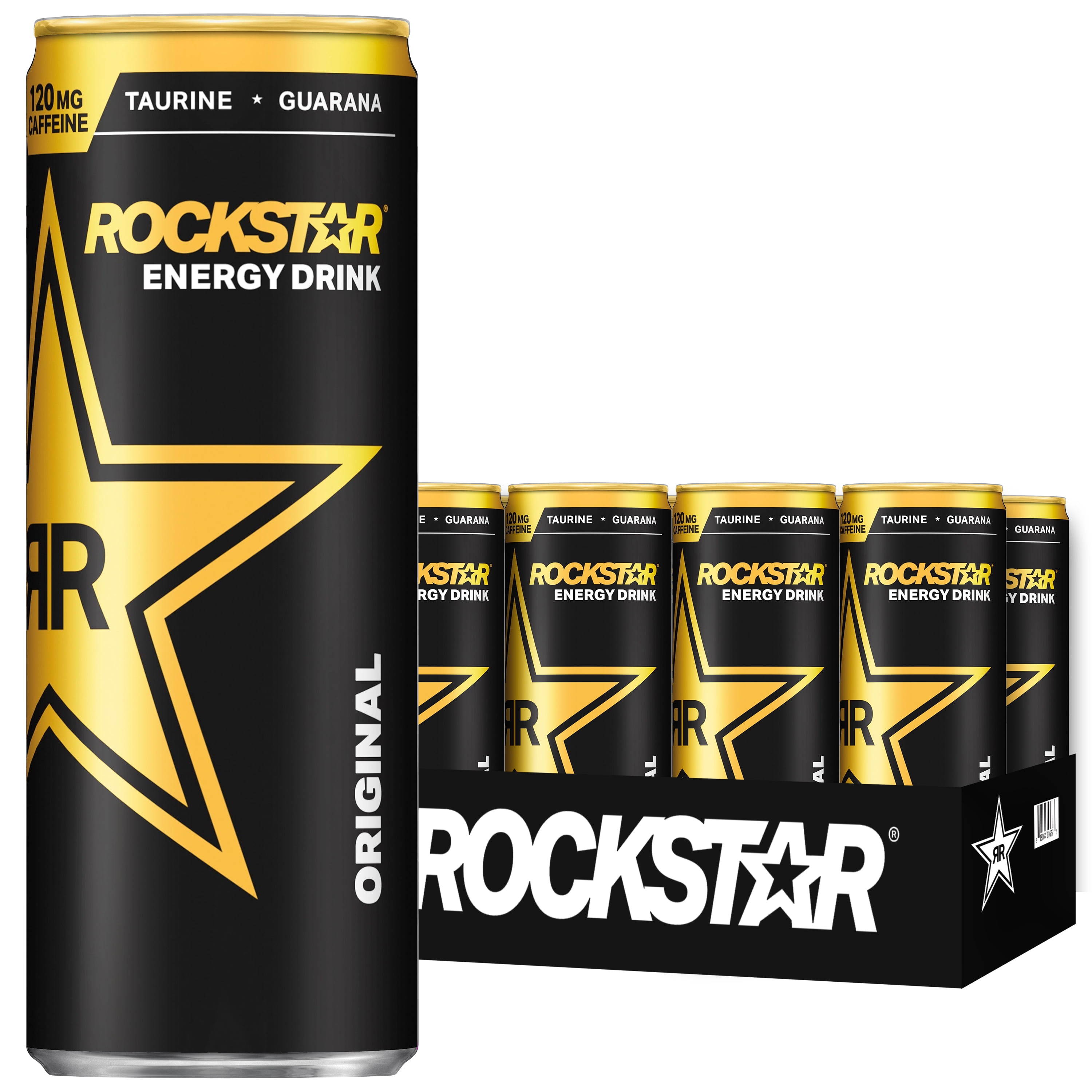 Rockstar Energy Drink Original, 12 oz, Pack of 8