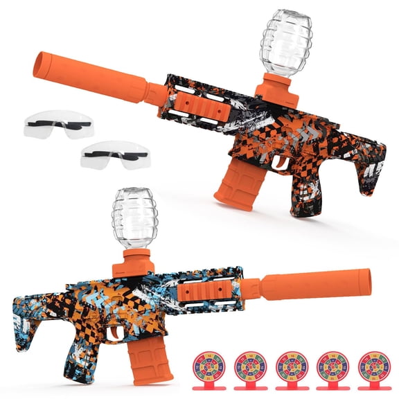 Gel Ball Blaster TENTAM, completamente automático, eléctrico, 10 RPS, paquete de 2