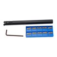 thumbnail image 2 of Chendee Mgivr2016-.5 Cnc Internal Grooving Holder Tool+10Pc Mgmn150-G Carbide Insert, 2 of 9