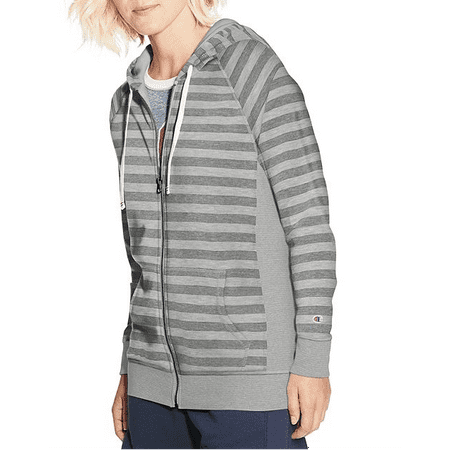 - Champion French Terry Zip Hoodie Oxford Grey XL