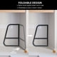 thumbnail image 5 of Estante para secar platos sobre el fregadero escurridor de esquina Triangular de 2 niveles plato plegable de acero al carbono, 5 of 8