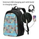 thumbnail image 2 of Disketp Cute Donut Mochila de Viaje Estampada para Laptop con Puerto de Carga USB, Mochila Impermeable para Computadora – Regalo para Hombres y Mujeres, 2 of 7