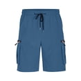 thumbnail image 4 of LIBRCLO Cargo Shorts for Men Fashion Slim-Fit Casual Shorts with Multiple Pockets for Vacation, 4 of 6