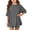 Dark Gray, variant on YunPes Girls Summer Casual Athletic Set Oversized Side Split Shirts and Biker Shorts Tight-fitting Shorts 2-Piece Outfits